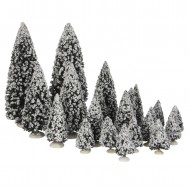 Evergreen Trees, Assorted 21 pieces